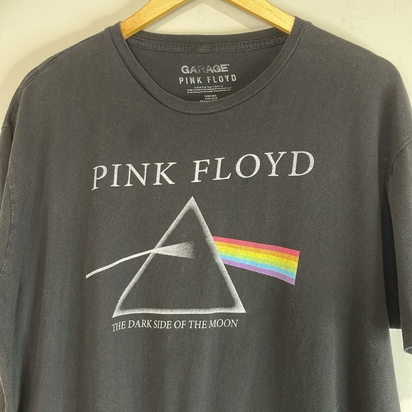 Garage Pink Floyd Graphic T-Shirt Black The Dark Side Of The Moon Boxy Loose L - Picture 4 of 10